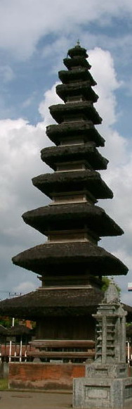 A  hindust temple in Lombok island